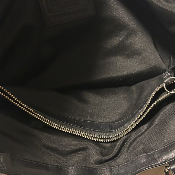 Coach Black Leather Shoulder Bag - Picture 7 of 8